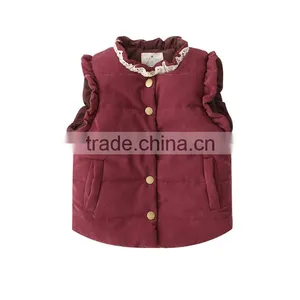 Latest Waistcoat Designs for Baby 2016 Back Bow Cotton Vest thumbnail-5