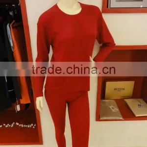 Women Merino Wool Long Johns Winter Thermal Underwear Set thumbnail-1