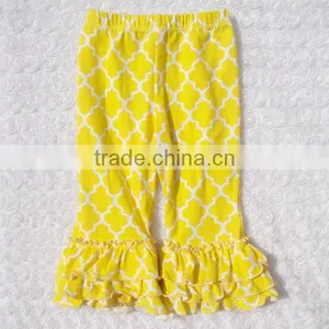 Cotton Ruffle Long Harem Pants for Baby thumbnail-1