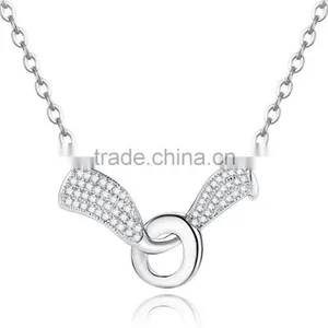 2017 New Design 925 Sterling Silver Wings of an Angel Pendant Necklace thumbnail-1