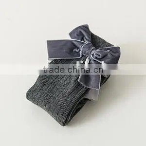 New Fashion Pretty Bow Knee High Baby Socks thumbnail-5
