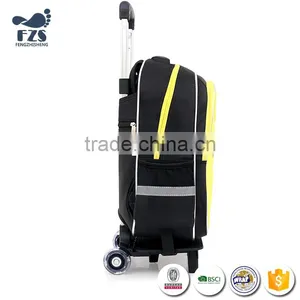 SLZ69 Fashion Wheeled Backpack Waterproof High School Student Trolley Bag thumbnail-6