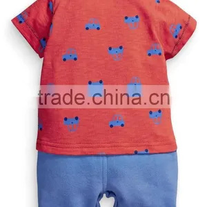 2015 Arrival Stylish Short Sleeve Onesie Bodysuit Newborn Cotton Clothes Baby Onesie thumbnail-2