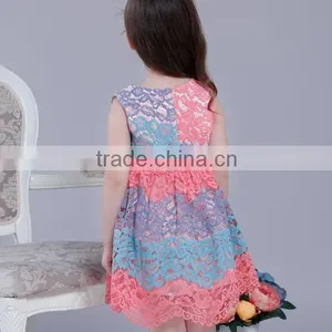 Zm35615a New Style Baby Clothing Childrens Elegant Party Lace Dresses thumbnail-4
