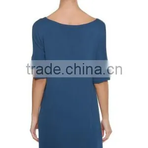 Tops For Women 2016 Fashion Cute & Comfy Loose Fit Short Sleeves Tunic Tops thumbnail-3