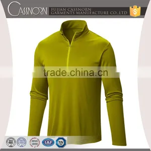 Comfortable Zipper Collar Moisture Man Sports T-shirt thumbnail-4