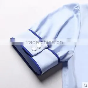 Custom High Quality Korea Design Female Uniform Fancy Blouse Designs Top Blouse thumbnail-5