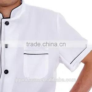 Hotel Staff Uniforms White Long or Short Sleeve Waiter Chef Uniforms thumbnail-4