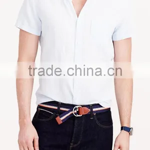 2015 SHORT-SLEEVE LINEN SHIRT Men Shirt Cotton Slim Fit Casual Shirts for Men thumbnail-1