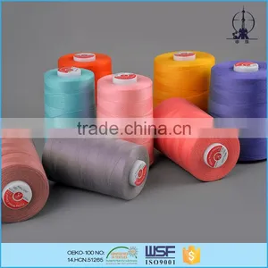60s/2 27tex 120ticket Colorful Poly Poly Core Spun Sewing Thread for Garments thumbnail-1