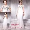 White Sequined Pageant Dresses,shiny Beading Pageant Dresses thumbnail-1