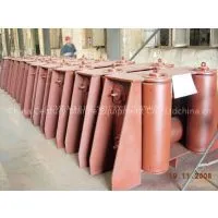 Marine Steel Double Bollard Ship Casting Steel Bollard Marine Fairlead thumbnail-1