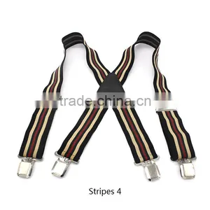 50mm Wide Mens Gentles Braces Plain Heavy Duty Durable Suspender Elastic thumbnail-5