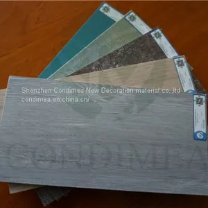 Wood Grain Decorative Face Calsium Silicate Wall Board With Colourful Surface thumbnail-2
