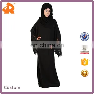 Hot Selling Turkish Design Denim Muslim Abaya,Muslim Long Maxi Dress,Long Girls Maxi thumbnail-1