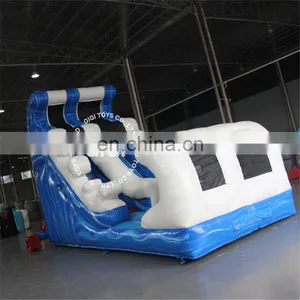Blue Wave Inflatable Slide for Rental Business, Commercial Kids Inflatable Slide for Sale thumbnail-1