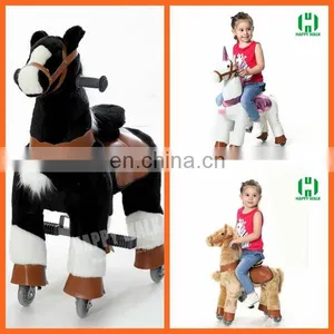 HI Shopping Mall Running Mechanical Toy Horse on Wheels thumbnail-1