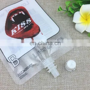 YBJ FDA/BRC/ Plastic Detergent Packaging Stand up Spouted Pouch for Red Wine thumbnail-4