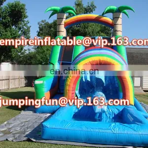 Fantastic Inflatable Jungle Tree Medium Slide With Pool ID-SLM017 thumbnail-1