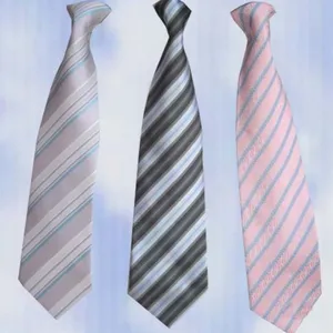 Digital Printing Striped Silk Woven Neckties Weave Customized thumbnail-1