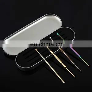 Factory Stainless Steel Dual Head Ear Cleaner Earwax Tool Easy Earwax RemovalEarpick Flexible Spiral Cleaner thumbnail-4