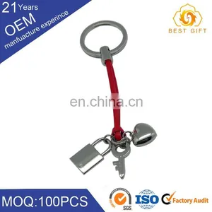 Free Shipping New Paracord Survival Keychain With Carabiner Key Chain thumbnail-4