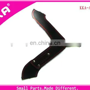 Fshion Colour Keyboard Black Leather Shoes Uppers thumbnail-2