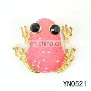 Cheap Pink Frog Rhinestone Accessories Buckle for Shoes thumbnail-1