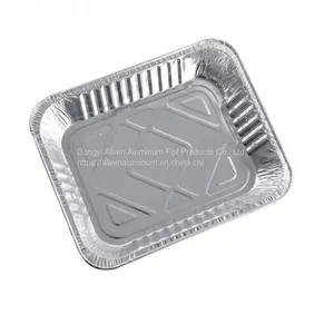 Aluminum Foil Container Half Size Medium Pan With Lid thumbnail-3