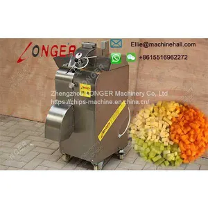 Industrial Ginger Cube Cutting Machine/Onion/Carrot/Apple Dicer/Dicing Machine thumbnail-4
