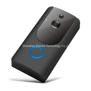REHENT Smart Video Intercom System Wifi Doorbell Camera HD 1080P Battery Low Power Consumption Doorbell thumbnail-1