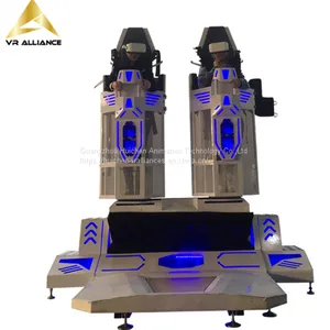 Exciting Double Seats Super Rocket Simulator 9D Virtual Reality VR Game Machine For Sale thumbnail-5