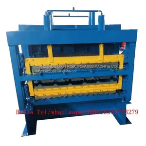 Roofing Sheet Roll Forming Machine Double Layer Metal Tile Making Machine thumbnail-1
