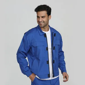 Blue Men's Industrial Fire Resistant Security Protective Jackets thumbnail-1