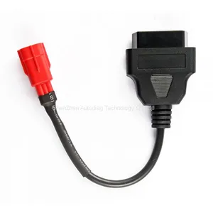 Kawasaki 6pin To 16 Pin Motorcycle Diagnostic Tools OBD Adapters Autocycle OBD2 Extension Cables For DL650 SV650 GSX-R thumbnail-1