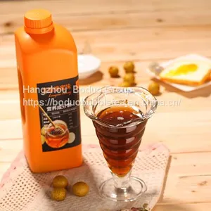 Juicy Peach Flavored Syrup (Concentrated) China Supplier Factory thumbnail-3