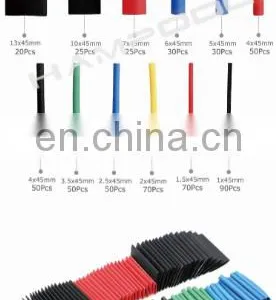 Hampool Hot Product Single Wall 2:1 Colorful Polyolefin Motor Insulation Heat Shrink Tube thumbnail-5