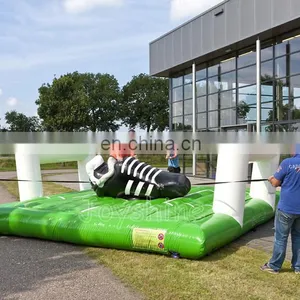 Inflatable Soccer Theme Pull Riding Carnival Games For Adults thumbnail-3