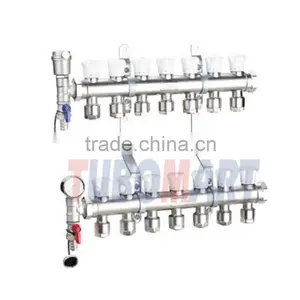 Floor Heating Systems Manifold Type Brass Water Manifold thumbnail-1