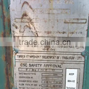 CSC Certification and 20' Length (feet) 20' Container for Sale Used New Netherlands Belgium thumbnail-2