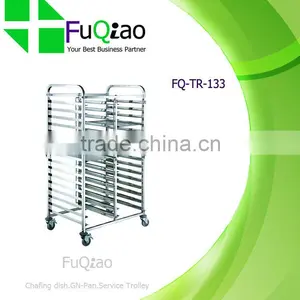 Factory Supply Stainless Steel Bakery Bread Cooling Tray Trolley Cart thumbnail-3