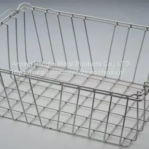 Sterilization Sterile Goods Wire Baskets SPRI Size Top Access Sterile Goods Baskets thumbnail-3