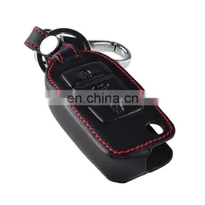 Genuine Premium Leather Swift Car Key Cover Silicone Rubber Car Key Cover Holder Case Cover Car Key Bag thumbnail-1