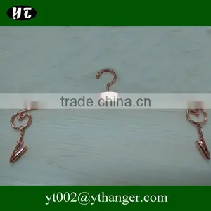 FM-58 Rosy Gold Metal Hangers for Lingerie thumbnail-1