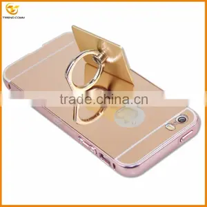 Wholesale Aluminum Metal Bumper Plating Mirror Hard Cover for Iphone 5s thumbnail-2