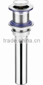 WESDA Fashion Chrome Polish Stainless Steel Push Down Pop Up Washbasin Strainer Chaoan Factory thumbnail-1
