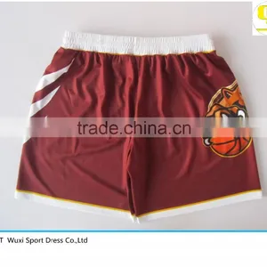 Custom Soft Shorts Competition Basketball Shorts Made in China thumbnail-1
