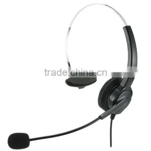 Good Quality Plastic Cheap Call Center Telephone Headset Rj11 thumbnail-1