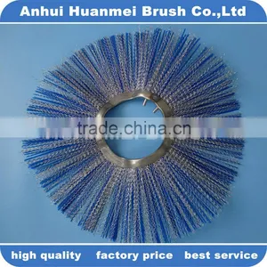 Steel Mixed Poly Wire Street Sweeping Brush For Backhoe Loader thumbnail-4