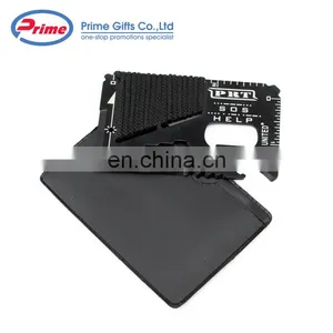 16 in 1 Multifunction EDC Survival Tool Credit Card Knife With Custom Engraved thumbnail-2